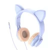 Наушники Hoco W36 Cat ear with mic [Dream-Blue]